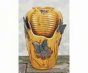 Verdigris Butterfly Fountain