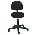 Tall Swivel Pneumatic Stool with Back