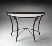 Butler Metalworks Demilune Console Table