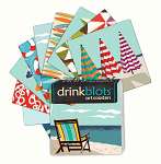 Beach Chairs Coasters