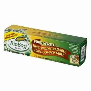 BioBag 3 Gallon Tall Kitchen Waste Bags