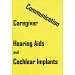 Caregiver Communication Hearing Aids & Cochlear Implants DVD