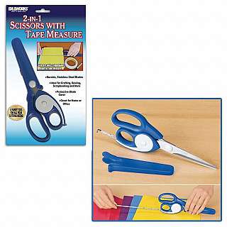 2-In-1 Scissors with Tape Measure