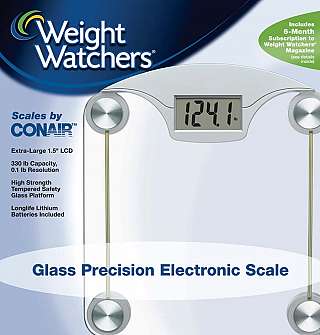 Weight Watchers Digital Glass Weight Scale