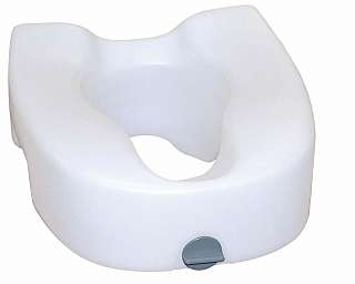 Raised Toilet Seat with Lock