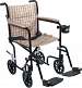 Deluxe Fly-Weight Aluminum Transport Chair