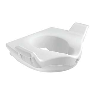 Locking Elevated Toilet Seat with Support Handle Locking Elevated Toilet Seat with Support Handle