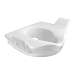 Locking Elevated Toilet Seat with Support Handle