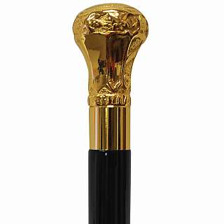 Gold Cap Brass Cane Gold Cap Brass Cane