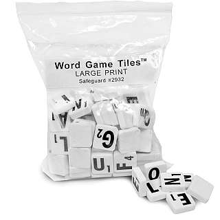 Large Print Scrabble Tiles