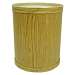 Woodgrain Vinyl Round Wastebasket