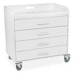 White Polyethylene Extra Wide Compact Locking...