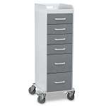 Silver Metallic Polyethylene Tall Locking 6...