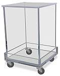 Small Clear Acrylic Mobile Hazardous Waste...