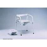 Universal Steel Commode with Elongated Seat...