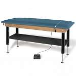 Hi-Lo Power Plinth Table with Shelf