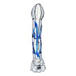 Chakra Illuminating Glass Dildo