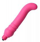 Pink Curve Silicone G-Spot Vibe