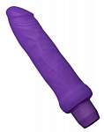 Purple Realistic Vibrating Dildo
