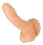 Silicone 4 Inch Realistic Suction Cup Mini Dildo