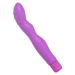 Slim Angled Purple Silicone Vibe