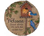 Beadworks Garden Stone Welcome