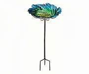 Blue BirdbathFeeder wStake
