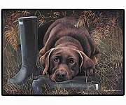 Chocolate Lab Doormat
