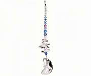 Crystal Brilliance Cascade Crescent Moon