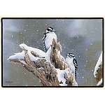 Downy Woodpecker Doormat