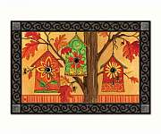Fall Birdhouses MatMate