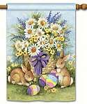 Easter Bunnies Standard Flag