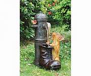 Fire Hydrant Pooch Garden Fountain