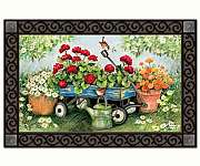 Geraniums by the Dozen MatMate