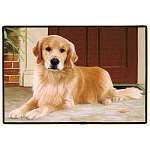 Golden Retriever Porch Doormat
