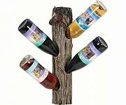 Horse 4 Wine Bottle Holder Wall Mount