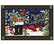 Santa's Boots Mat Mate