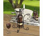 Wine & Bottle Glasses Caddy