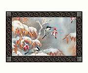 Winter Day Chickadees MatMate