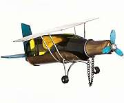 Wine Bottle Holder Metal Airplane