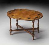 Butler Masterpiece Butler Table - OLIVE ASH BURL