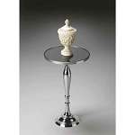 Butler Modern Expressions Nickel Pedestal Table