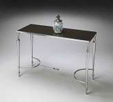 Butler Modern Expressions Nickel Console Sofa...