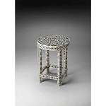 Butler Bone Inlay Black Bone Inlay Accent Table