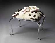 Butler Modern Expressions Nickel Ottoman
