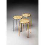 Butler Industrial Chic Stackable Stools