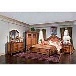 Butler King Leather Bed