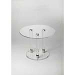 Butler Loft Clear Acrylic Bunching Cocktail Table