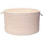 Ticking Stripe Braided Utility Basket