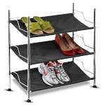 3 Tier Canvas Shoe Rack